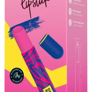 ROMP Lipstick Air Pulse Compact Intimate Device, Waterproof, Pink