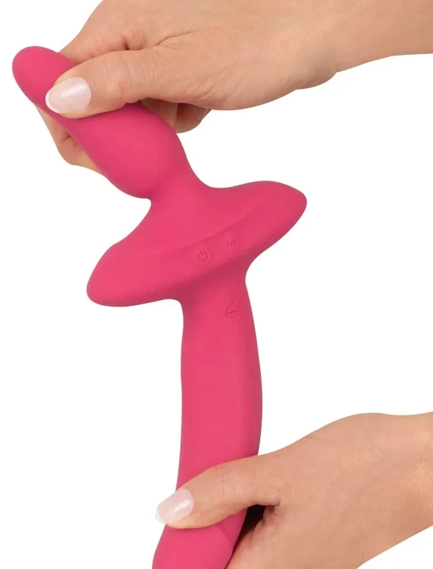 Couples Choice 2in1 Silicone Intimate Stimulation Device, Waterproof, 26cm