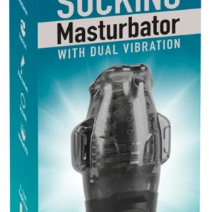 Stroker Handy Sucking Intimate Machine Dual Vibration Black 21.7cm
