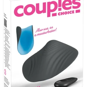 Couples Choice RC Lay-On Multi Toy - Flexible Silicone Remote Massager 11.7cm