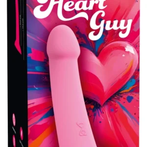 You2Toys Heart Guy Pink Flexible Vibrating Intimate Device 19cm