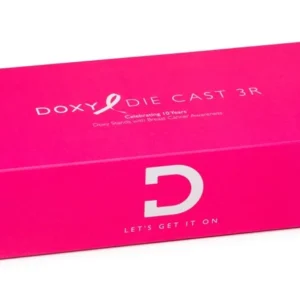 Doxy Die Cast 3R Hot Pink Cordless Massage Wand, 28cm, Rechargeable