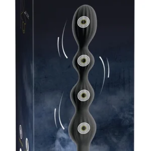 ANOS Flexible Silicone Beads with Dual Motor & Jumping Vibration, 21 cm