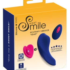 Sweet Smile RC Heart-Shaped Intimate Wearable Vibrator Pink 10cm