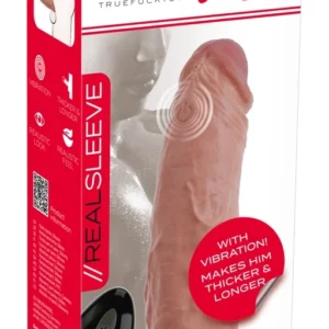 Realistixxx RealSleeve Vibrating Extension 20 cm Liquid Silicone