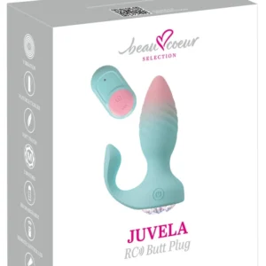 beau coeur JUVELA RC Intimate Plug with Remote Control, Pastel, 11.5cm