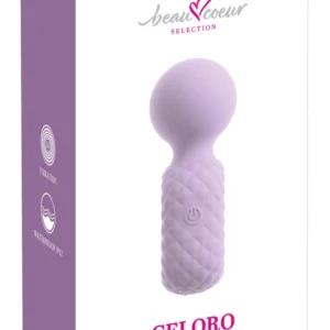 beau coeur Celoro Mini Wand - Compact Rechargeable Personal Massager, Pink
