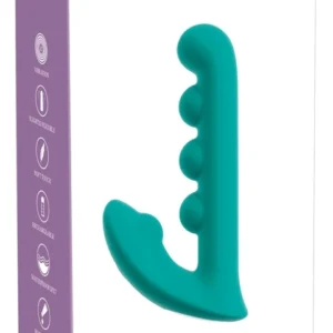 beau coeur Sylora Unique Beads Intimate Dual-Stim System, 17 cm, Violet