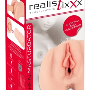 Realistixxx RealMasturbator Sucking & Vibrating Intimate Machine 21.8cm