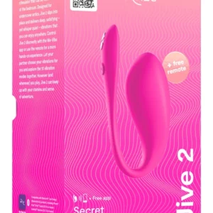 We-Vibe Jive 2 Smart Wearable Vibrating Device - Blue, Remote & App Control