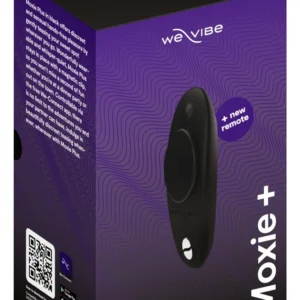 We-Vibe Moxie+ Satin Black - Discreet Wearable Intimate Device, USB