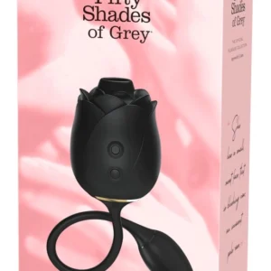 Fifty Shades of Grey Dark Blushing Rose Dual Function Intimate Device, Pink