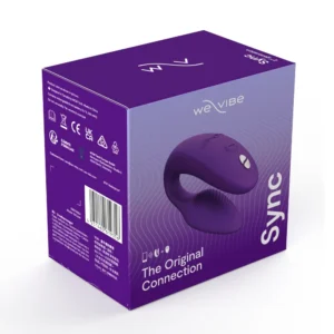 We-Vibe Sync 2 Intimate Partner Device, Purple, Adjustable Design