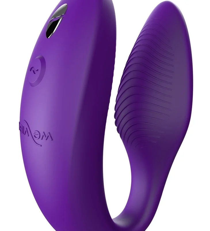 We-Vibe Sync 2 Intimate Partner prietaisas, violetinis, reguliuojamas dizainas