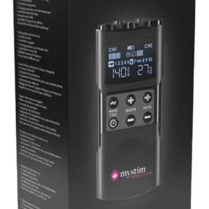 Mystim Tension Lover 2 Advanced E-Stim Control Unit, 2 Channels, USB-C