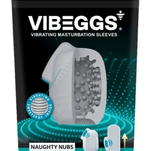 Vibeggs Naughty Nubs Intimate Vibration Sleeve, Flexible Design