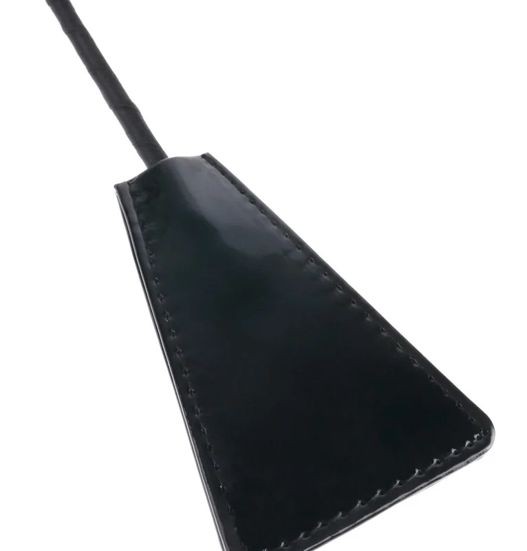 Fetish Fantasy Series FFSLE Feather Crop Black 51cm Dual-Sided Accessory