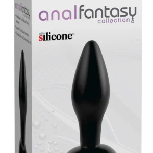 AFC Elite Silicone Compact Plug Black - Ergonomic Soft Touch, 9 cm