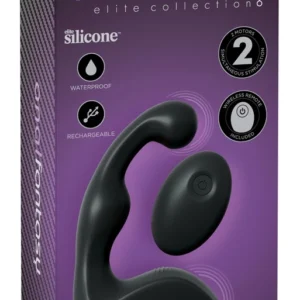 AFE RC P-Spot Pro Black Flexible Dual-Motor Silicone Intimate Device