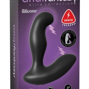 AFE Electro Stim Intimate Prostate Model Silicone Black 13.3cm