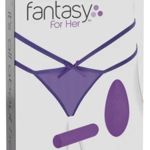 Fifty Shades of Grey Petite Panty Set with Remote-Control Bullet, Black