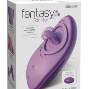 Fetish Fantasy Elite Silicone Fun Tongue Vibrating Lay-On, Pink, 13cm