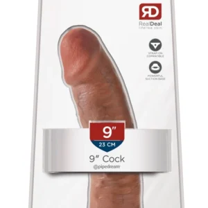 Pipedream King Cock 9" Tan Anatomical Model with Suction Base 24cm