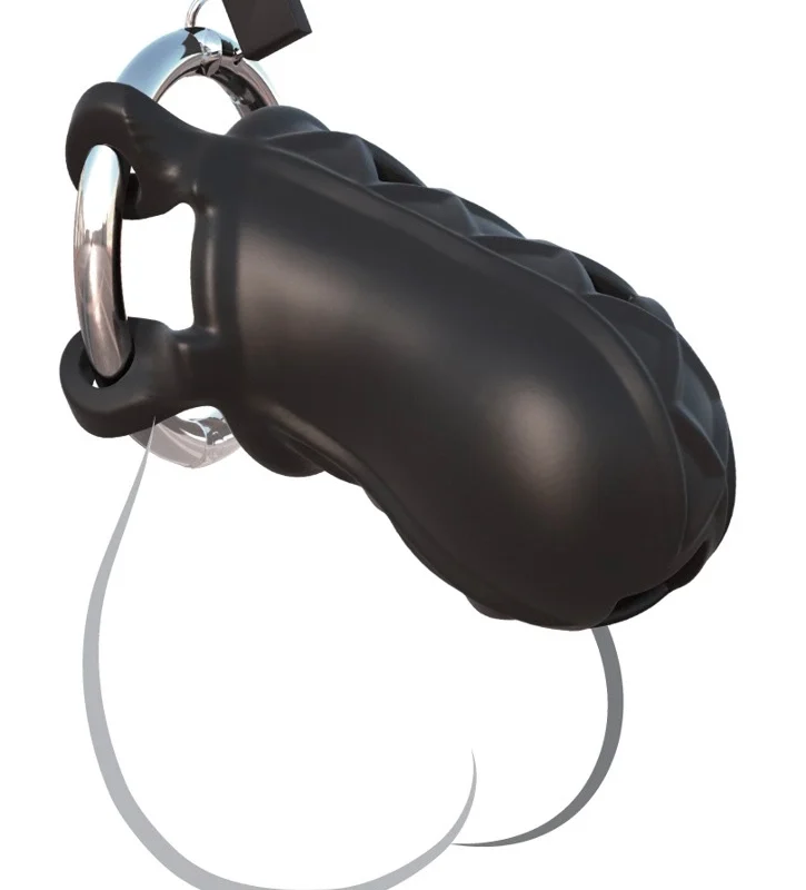 FCR Extreme Silicone Chastity System Adjustable 9.5cm Black