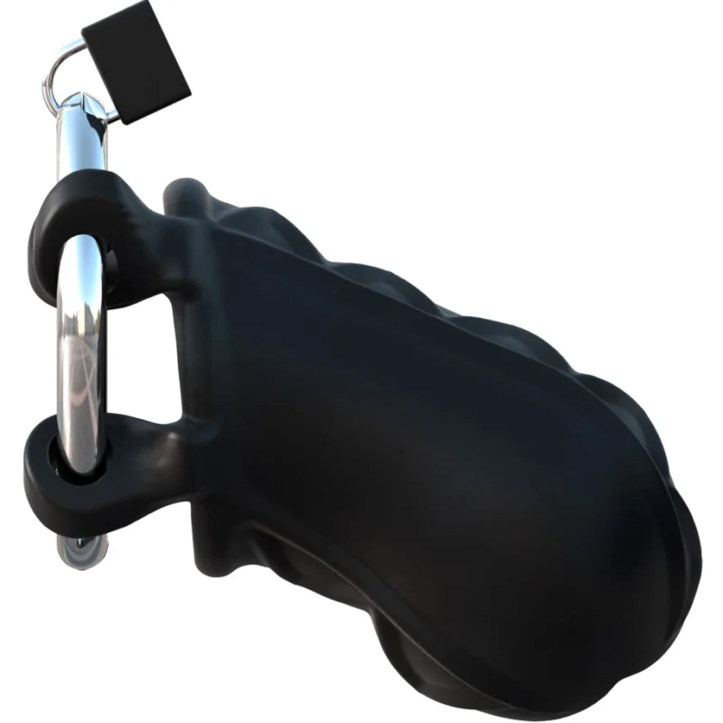 FCR Extreme Silicone Chastity System Adjustable 9.5cm Black