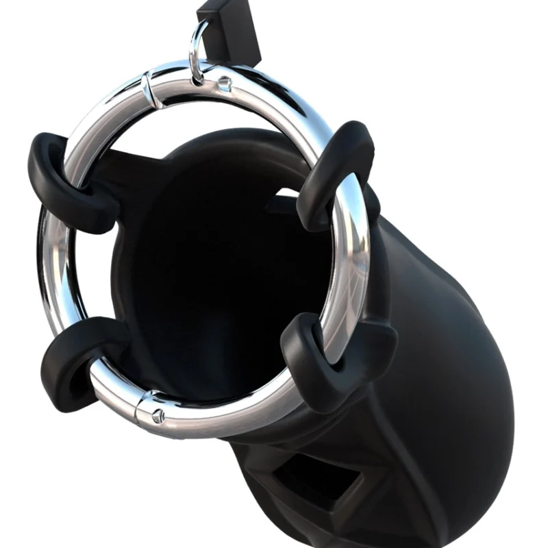 FCR Extreme Silicone Chastity System Adjustable 9.5cm Black