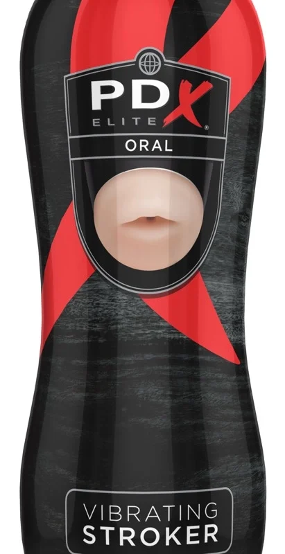 PEE Vibrating Oral Function Intimate Machine, Removable Sleeve, 17.5 cm