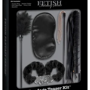 FFSLE Bondage Teaser Kit Black - 5-Piece Sensory Play Set