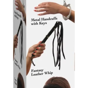 FFS Lover's Fantasy Kit Beginner Bondage Set with Handcuffs & Blindfold