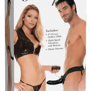 FFSFHOH Vibrating Hollow Strap-On System with Adjustable Harness 17cm