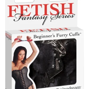 FFS Beginner’s Fury Soft Plush Adjustable Handcuffs - Black