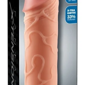 Fetish Fantasy Series FXTP Extension Sleeve with Ball Ring 19cm Light