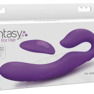 FFH Her Ultimate Strapless Dual System Vibrator, 9 Modes, Silicone, Purple