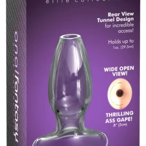 AFE Glass Tunnel Plug Beginner 9.6 cm Transparent Borosilicate