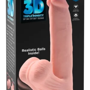 King Cock Plus 8” Triple Density Anatomical Model with Flexible Base