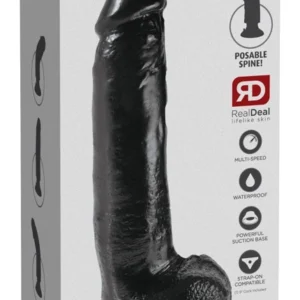 Pipedream King Cock 9" Flexible Vibrating Intimate Device with Suction Cup
