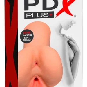 PDX Plus Pick Your Pleasure Dual Intimate Machine, 16.5 cm, Skin-Like TPR