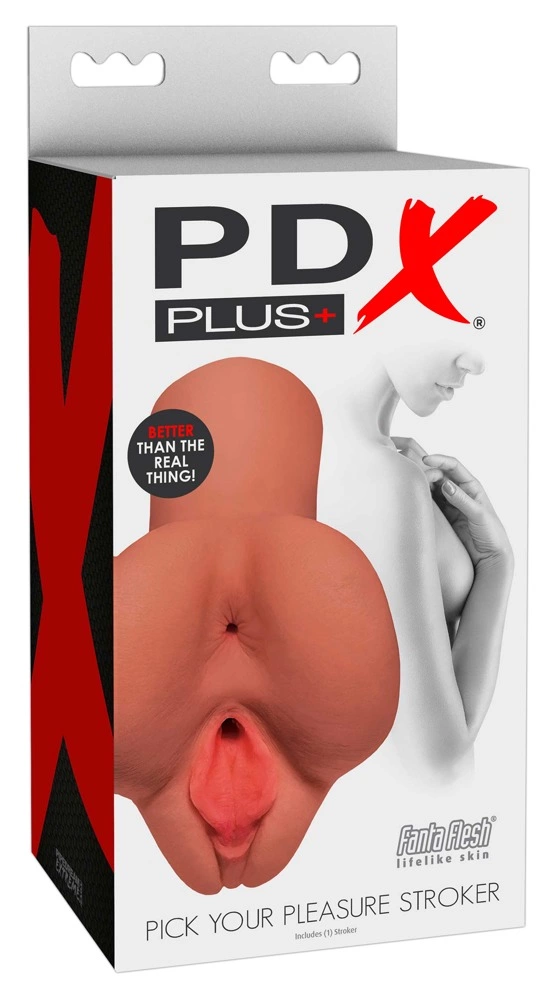 PDX Plus Intimate Machine Dual Channel Fanta Flesh 16.5cm - nno ...