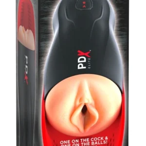 PDX Elite Fuck-O-Matic Intimate Machine with Suction & Vibration, 26.8 cm