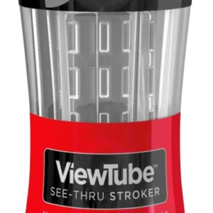 PDX Elite ViewTube Transparent Intimate Device, 18.5 cm, Removable Sleeve