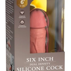 King Cock Elite KCE 6 Dual Density Silicone Model Light 17.8 cm