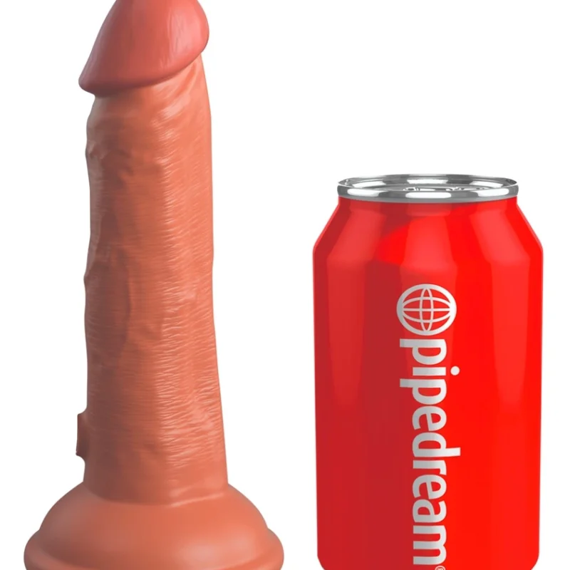 King Cock Elite KCE 6 Tan Dual Density Intimate Machine Silicone 18cm