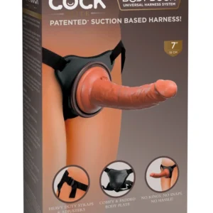 King Cock Elite Comfy Silicone Body Dock Kit Adjustable Harness 21cm