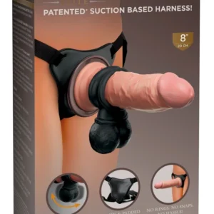 King Cock Elite Deluxe Silicone Body Dock Kit with Adjustable Harness