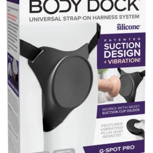 Pipedream Body Dock G-Spot Pro Harness with Vibrating Plate, Adjustable Straps