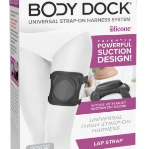 Pipedream Body Dock Lap Strap Adjustable Intimate System Black